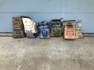 lot 448 image: Lot of Charcoal and Wood Chips for Cooking