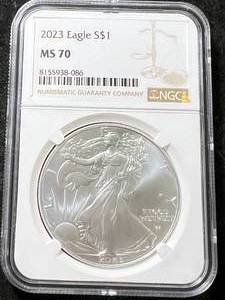 2023 AMERICAN SILVER EAGLE NGC MS70