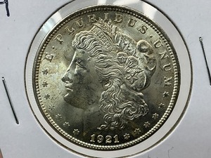 lot 9 image: 1921 Morgan Dollar