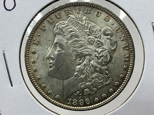 lot 10 image: 1896 Morgan Dollar