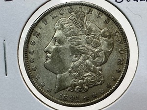 lot 57 image: 1891 Morgan Dollar