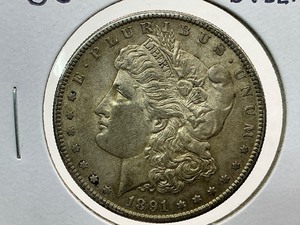 lot 60 image: 1891-S Morgan Dollar