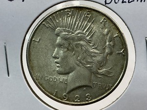 lot 67 image: 1923-S Peace Dollar