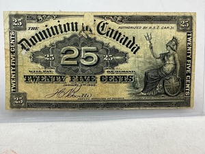 lot 78 image: Canada 25 Cents Paper