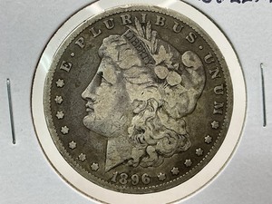 lot 91 image: 1896 Morgan Dollar