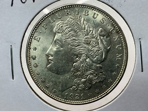 lot 101 image: 1921 Morgan Dollar
