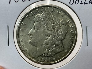 lot 102 image: 1921-S Morgan Dollar