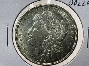lot 112 image: 1921-D Morgan Dollar