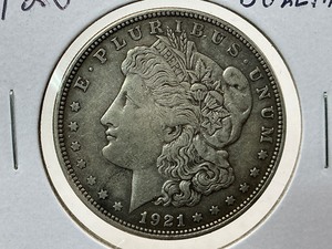 lot 120 image: 1921-D Morgan Dollar