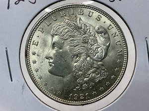 lot 123 image: 1921 Peace Dollar