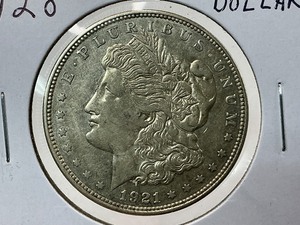 lot 128 image: 1921-D Morgan Dollar