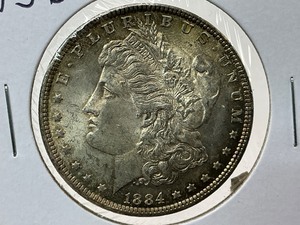 lot 136 image: 1884 Morgan Dollar