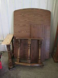 lot 20 image: Table measuring 56 plus three 11 ...