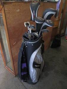 lot 22 image: Nice set of golf clubs in a Prosomm...
