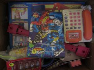 lot 47 image: Box of assorted toys and games, som...