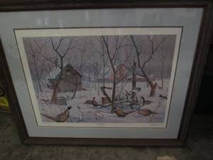 lot 54 image: Signed and numbered Les Kouna print...