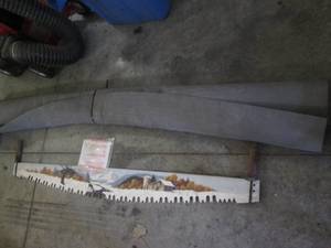 lot 68 image: Winter theme painted saw measuring ...