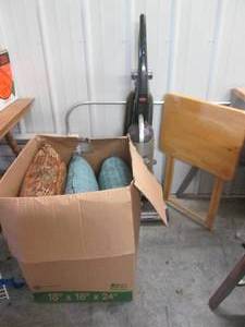 lot 78 image: Bissell vacuum, folding wood tray, ...