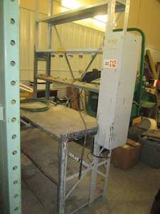 lot 11 image: Shop paint mixing table, motorized ...