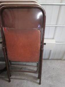lot 92 image: 3 folding chairs...