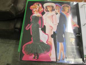 lot 111 image: Barbie paper Doll card collection...