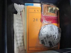 lot 141 image: Box of sheet music...