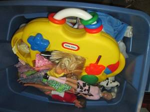 lot 167 image: Barbie and Ken dolls and other toys...