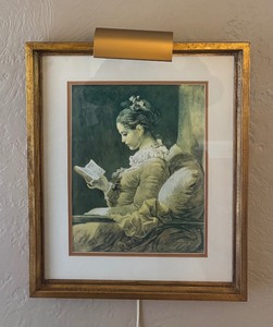lot 31 image: A Young Girl Reading Print by French Artist Jean-Honore Fragonard