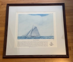 lot 51A image: Volunteer Ship Print by John Mecray