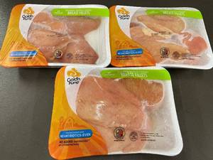 lot 74 image: Collection of Boneless Skinless Chicken Breast Fillets Approx 6 LBs