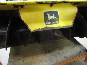 lot 10 image: Snowblower Attachment, Chains, Cab