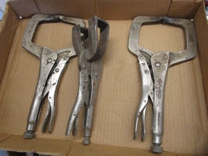 lot 56 image: Welding Pliars, Clamps