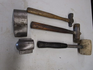 lot 94 image: Auto Body Dollies, Hammers