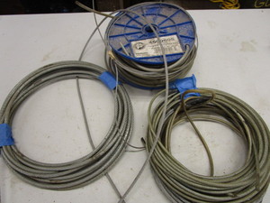 lot 100 image: Steel Cable Sections