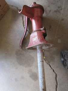 lot 173 image: Antique Cistern Pump