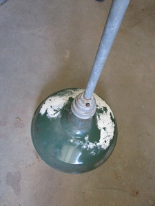 lot 181 image: Antique Enamel Light