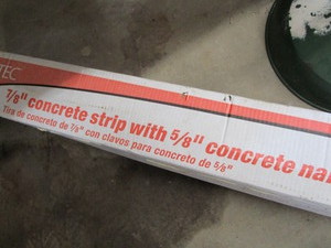 lot 192 image: Concrete Carpet Strips