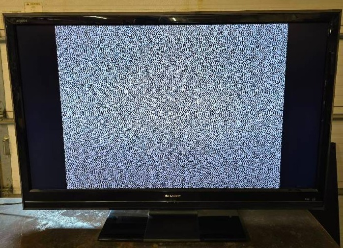 lot 35 image: 52 Sharp Liquid Crystal Tv