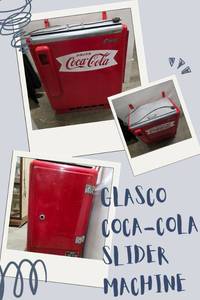 lot 53 image: Original Coca-Cola Glasco GBV-50 Slider Machine