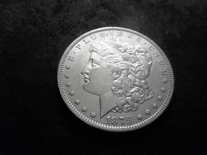 1879 O Morgan Silver Dollar