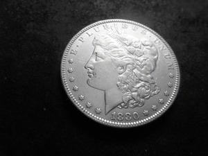 lot 5 image: 1880 Morgan Silver Dollar