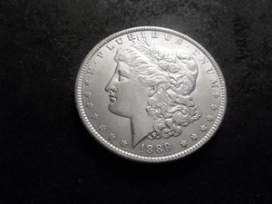lot 15 image: 1889 Morgan Silver Dollar