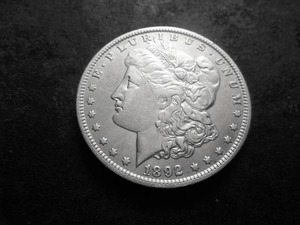 lot 19 image: 1892 O Morgan Silver Dollar