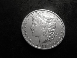 1894 O Morgan Silver Dollar