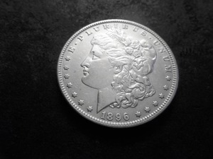 lot 23 image: 1896 Morgan Silver Dollar