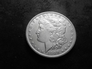 lot 27 image: 1900 O Morgan Silver Dollar