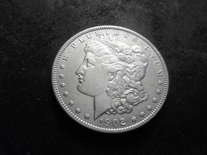 lot 29 image: 1902 Morgan Silver Dollar