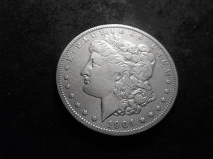 lot 31 image: 1904 O Morgan Silver Dollar