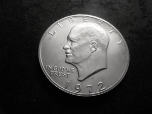 lot 48 image: 1972 S Eisenhower Silver Dollar