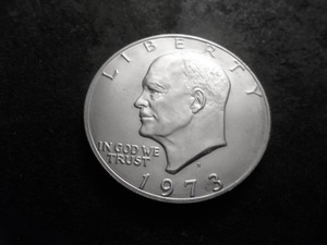 lot 49 image: 1973 S Eisenhower Silver Dollar